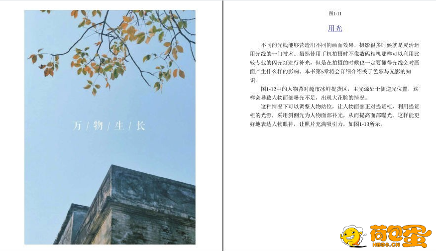 《小手机玩转大摄影》拍摄手法 光影调色 后期处理 拍出大片[pdf.epub]